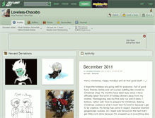 Tablet Screenshot of loveless-chocobo.deviantart.com