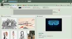 Desktop Screenshot of manicsam.deviantart.com