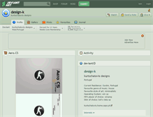 Tablet Screenshot of design-k.deviantart.com