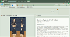 Desktop Screenshot of ghost-apple.deviantart.com