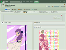 Tablet Screenshot of julie-minamoto.deviantart.com