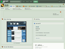 Tablet Screenshot of dweb.deviantart.com