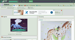 Desktop Screenshot of amarock.deviantart.com