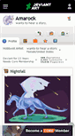 Mobile Screenshot of amarock.deviantart.com