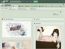Tablet Screenshot of catriiona.deviantart.com
