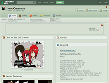 Tablet Screenshot of nekooneesama.deviantart.com