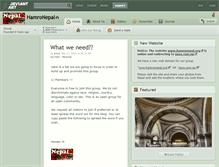 Tablet Screenshot of hamronepal.deviantart.com
