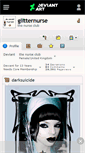 Mobile Screenshot of glitternurse.deviantart.com