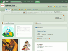 Tablet Screenshot of nyakune-yami.deviantart.com
