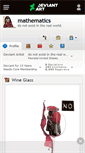 Mobile Screenshot of mathematics.deviantart.com