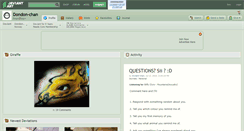 Desktop Screenshot of dondon-chan.deviantart.com