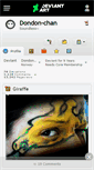 Mobile Screenshot of dondon-chan.deviantart.com