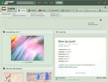Tablet Screenshot of lraina.deviantart.com