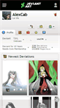 Mobile Screenshot of alexcab.deviantart.com