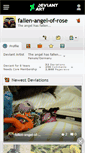Mobile Screenshot of fallen-angel-of-rose.deviantart.com