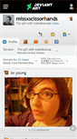 Mobile Screenshot of missxscissorhands.deviantart.com