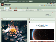 Tablet Screenshot of lindelokse.deviantart.com