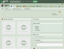 Tablet Screenshot of bigeve.deviantart.com