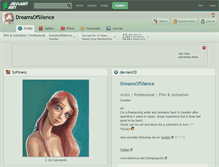 Tablet Screenshot of dreamsofsilence.deviantart.com
