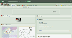Desktop Screenshot of fox-tribe.deviantart.com