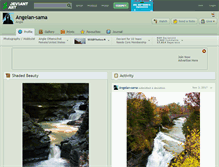 Tablet Screenshot of angelan-sama.deviantart.com