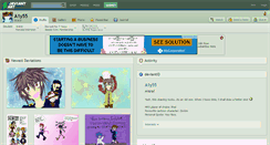 Desktop Screenshot of a1y55.deviantart.com