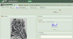 Desktop Screenshot of invictussanguis.deviantart.com