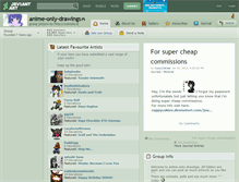 Tablet Screenshot of anime-only-drawings.deviantart.com