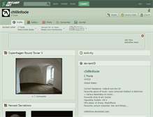 Tablet Screenshot of chillinfoxie.deviantart.com