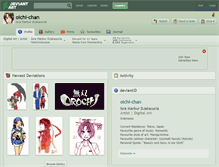 Tablet Screenshot of oichi-chan.deviantart.com