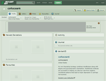 Tablet Screenshot of corkocean6.deviantart.com
