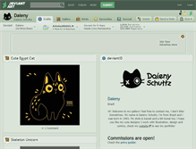 Tablet Screenshot of daieny.deviantart.com