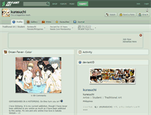 Tablet Screenshot of kurasuchi.deviantart.com