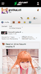 Mobile Screenshot of grellkaloli.deviantart.com