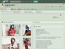 Tablet Screenshot of jangmiyoung15.deviantart.com