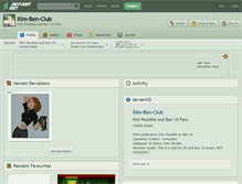Tablet Screenshot of kim-ben-club.deviantart.com