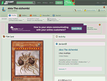 Tablet Screenshot of akra-the-alchemist.deviantart.com