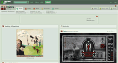 Desktop Screenshot of cikalong.deviantart.com