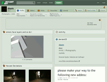Tablet Screenshot of dsem.deviantart.com