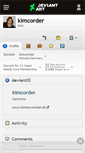 Mobile Screenshot of kimcorder.deviantart.com
