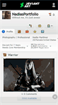 Mobile Screenshot of nadiasportfolio.deviantart.com