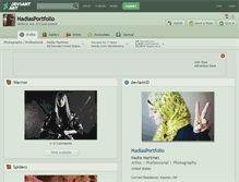 Tablet Screenshot of nadiasportfolio.deviantart.com