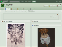 Tablet Screenshot of n4trs-pr1d3.deviantart.com