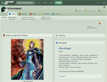Tablet Screenshot of killowlsdead.deviantart.com