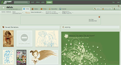 Desktop Screenshot of dailulu.deviantart.com