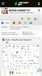 Mobile Screenshot of anime-master14.deviantart.com