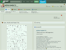 Tablet Screenshot of anime-master14.deviantart.com