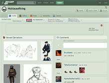 Tablet Screenshot of nicklausofkrieg.deviantart.com