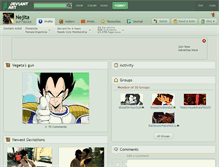 Tablet Screenshot of nejita.deviantart.com