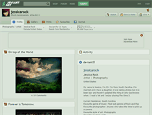 Tablet Screenshot of jessicarock.deviantart.com